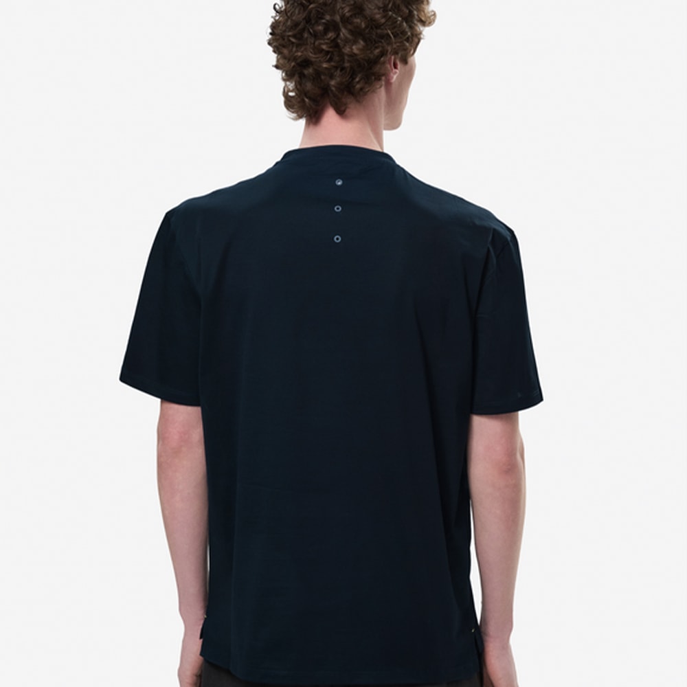 Camiseta Premiata azul marino para hombre – Estilo minimalista y moderno foto 4
