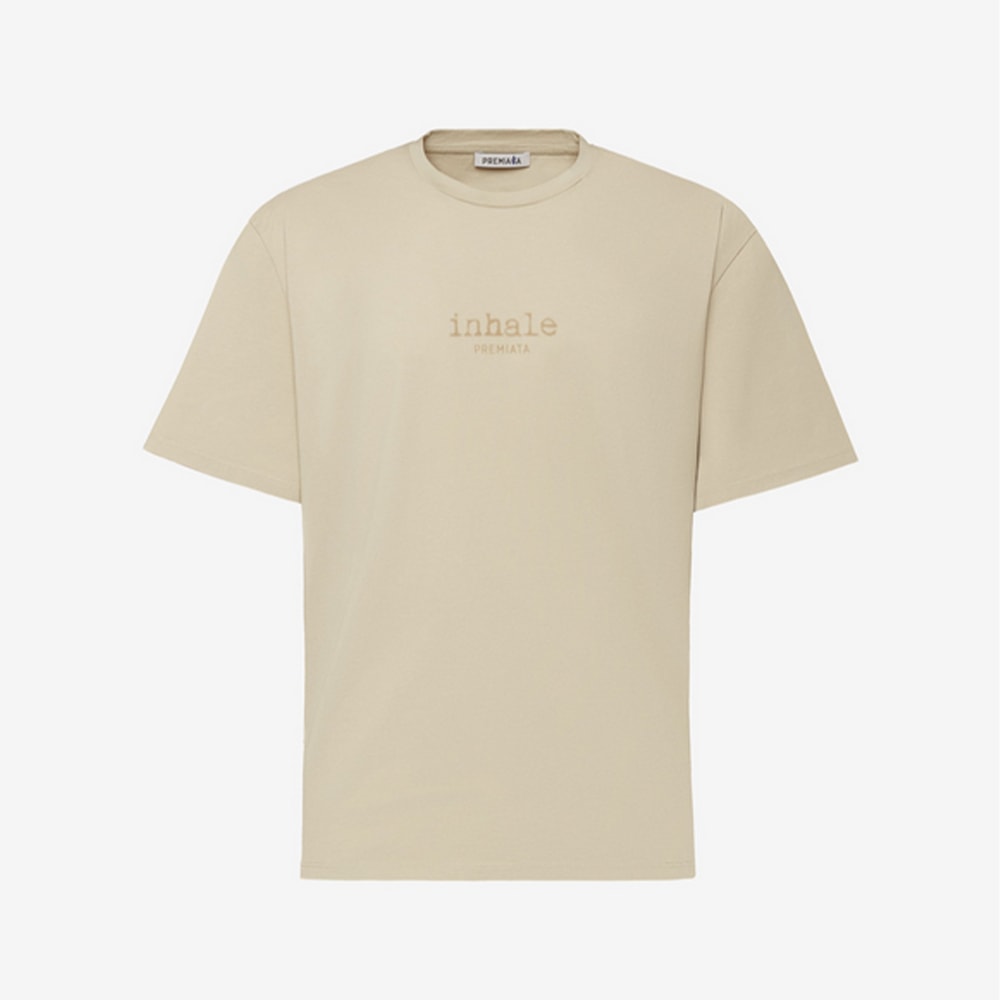 Camiseta hombre beige algodón Premiata PA1018