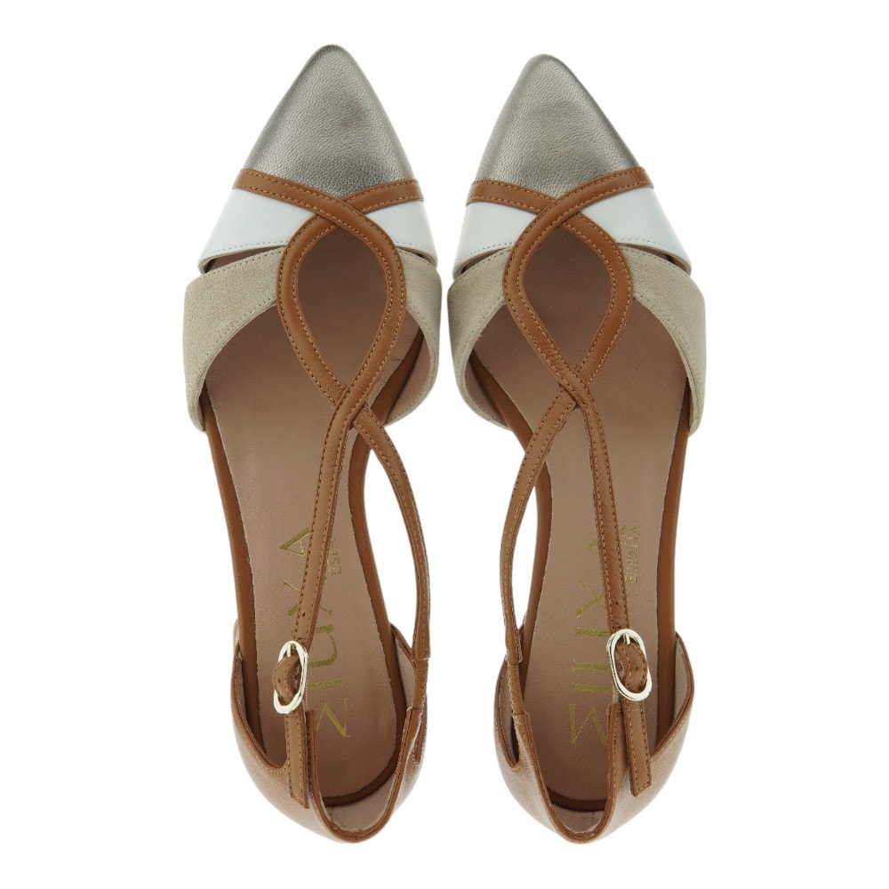 Compra Zapatos de Tacón Bajo Miuxa Bicolor | Gallery Carrile foto 2