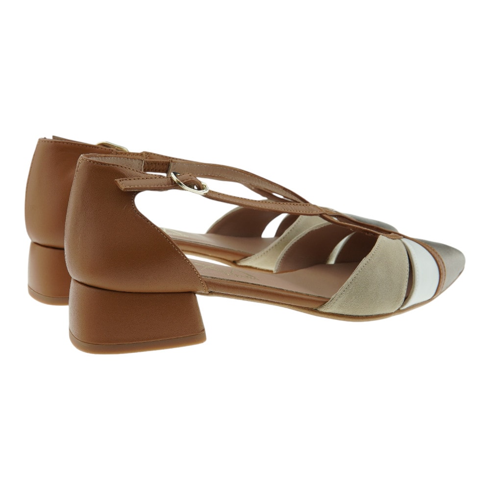 Compra Zapatos de Tacón Bajo Miuxa Bicolor | Gallery Carrile foto 4