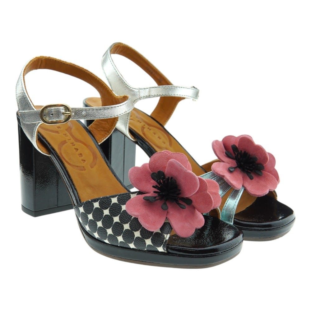 Sandalias Mujer Negras Tacón Chie Mihara Parlota