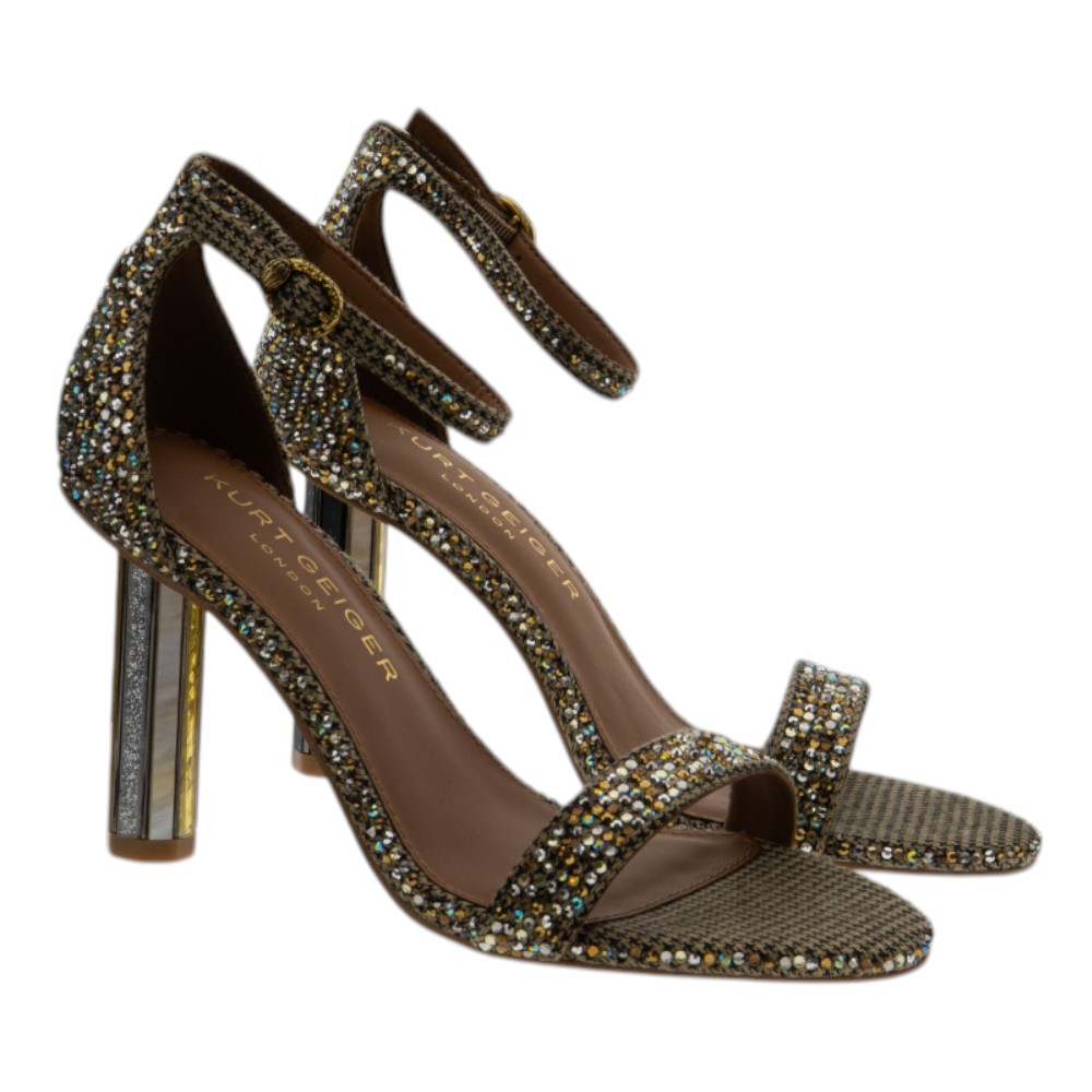 Sandalia fiesta bronce Kurt Geiger Perspex Heel