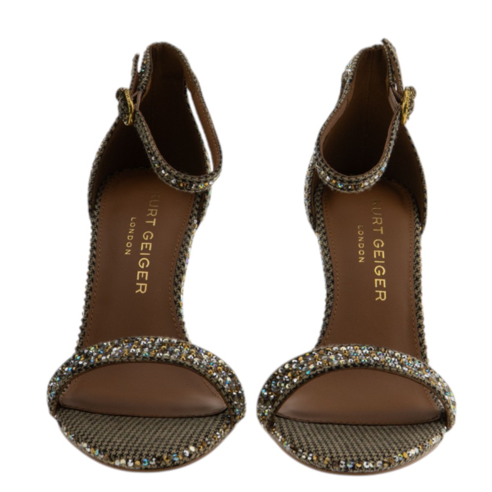 Sandalias color bronce fiesta con cristales – Kurt Geiger foto 2