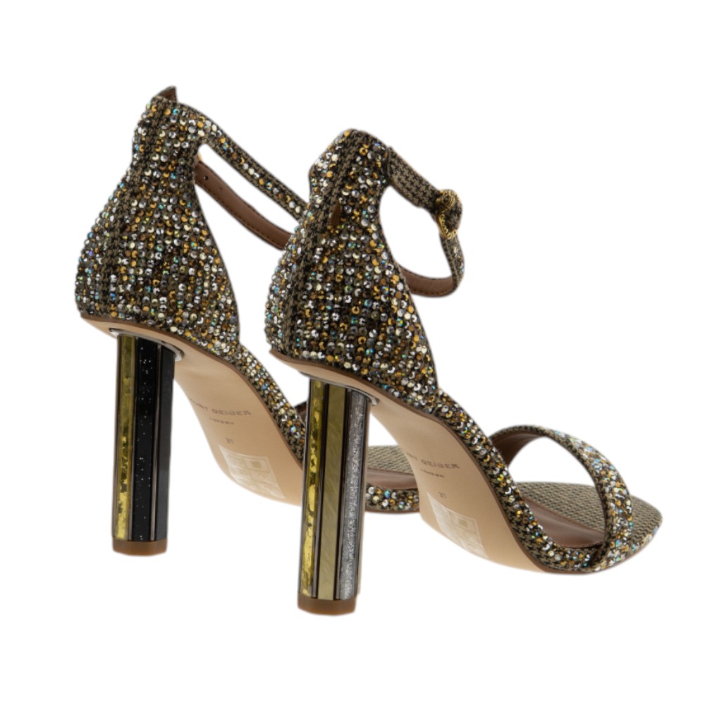 Sandalias color bronce fiesta con cristales – Kurt Geiger foto 4