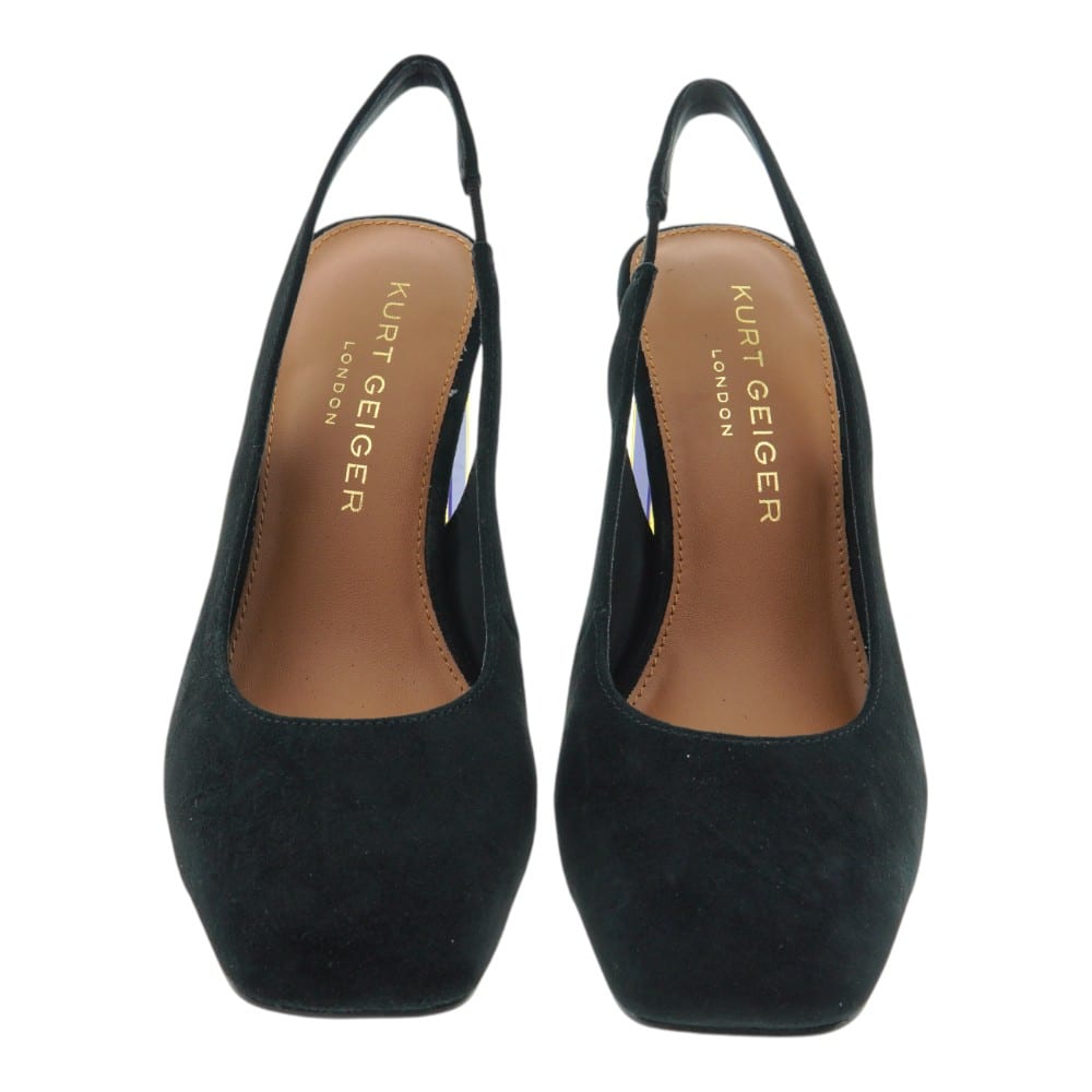 Zapato destalonado negro mujer Kurt Geiger | Elegantes y cómodos foto 2