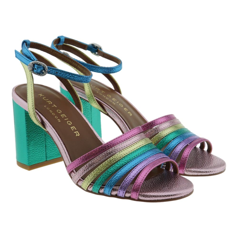 Sandalias Tacón Multicolor Kurt Geiger Pierra Block Sandal