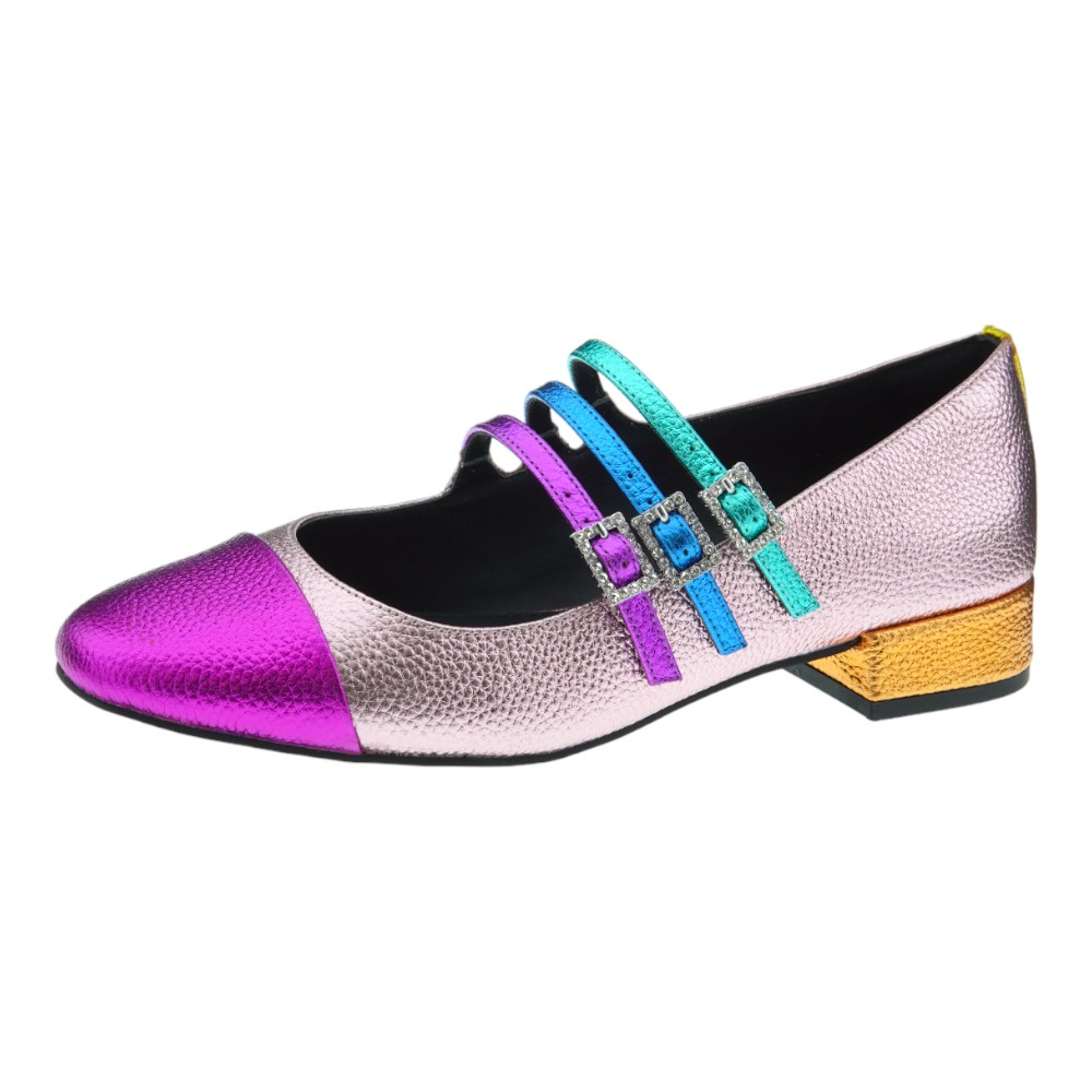 Bailarina Mary Jane Multicolor con Hebillas Kurt Geiger | Calzado Versátil | GalleryCarrile foto 3