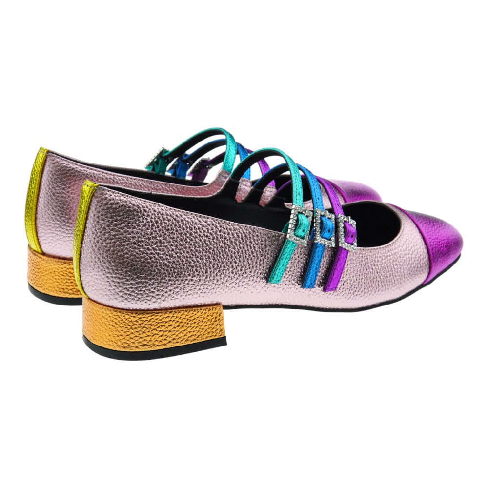 Bailarina Mary Jane Multicolor con Hebillas Kurt Geiger | Calzado Versátil | GalleryCarrile foto 4