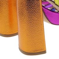 Sandalias fiesta multicolor tacón Kurt Geiger Pierra Mule foto 6