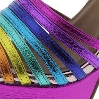 Sandalias fiesta multicolor tacón Kurt Geiger Pierra Mule foto 7