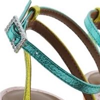 Sandalias fiesta multicolor tacón Kurt Geiger Pierra Mule foto 8