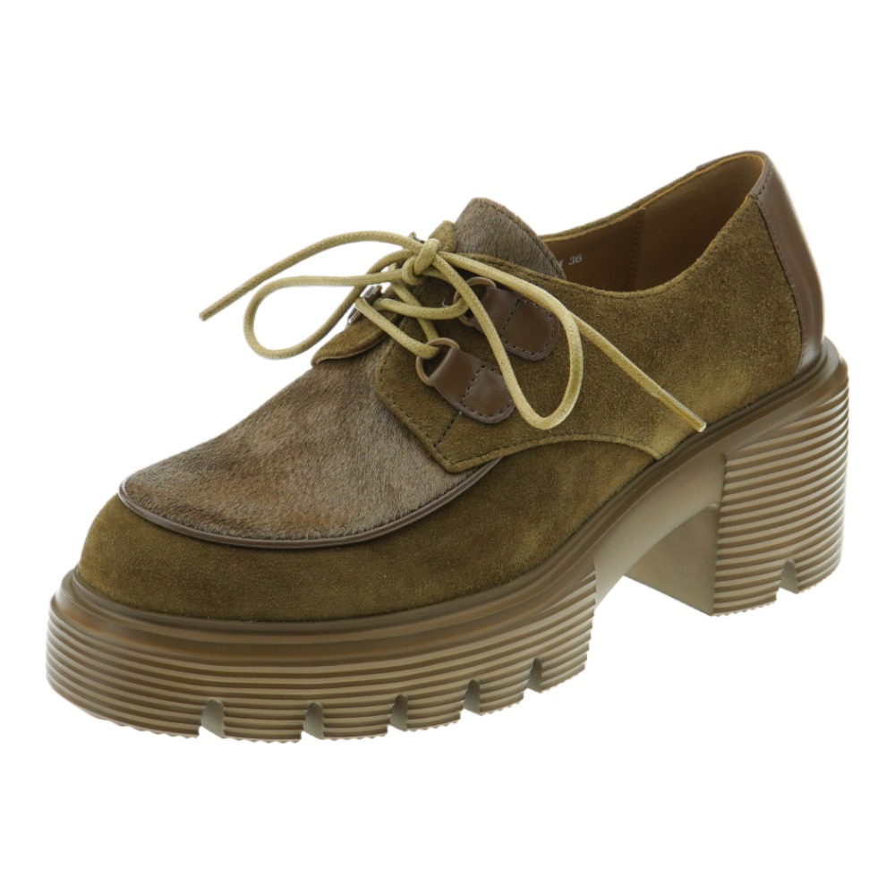 Blucher mujer tacon y plataforma track Jeannot PJ545 foto 3