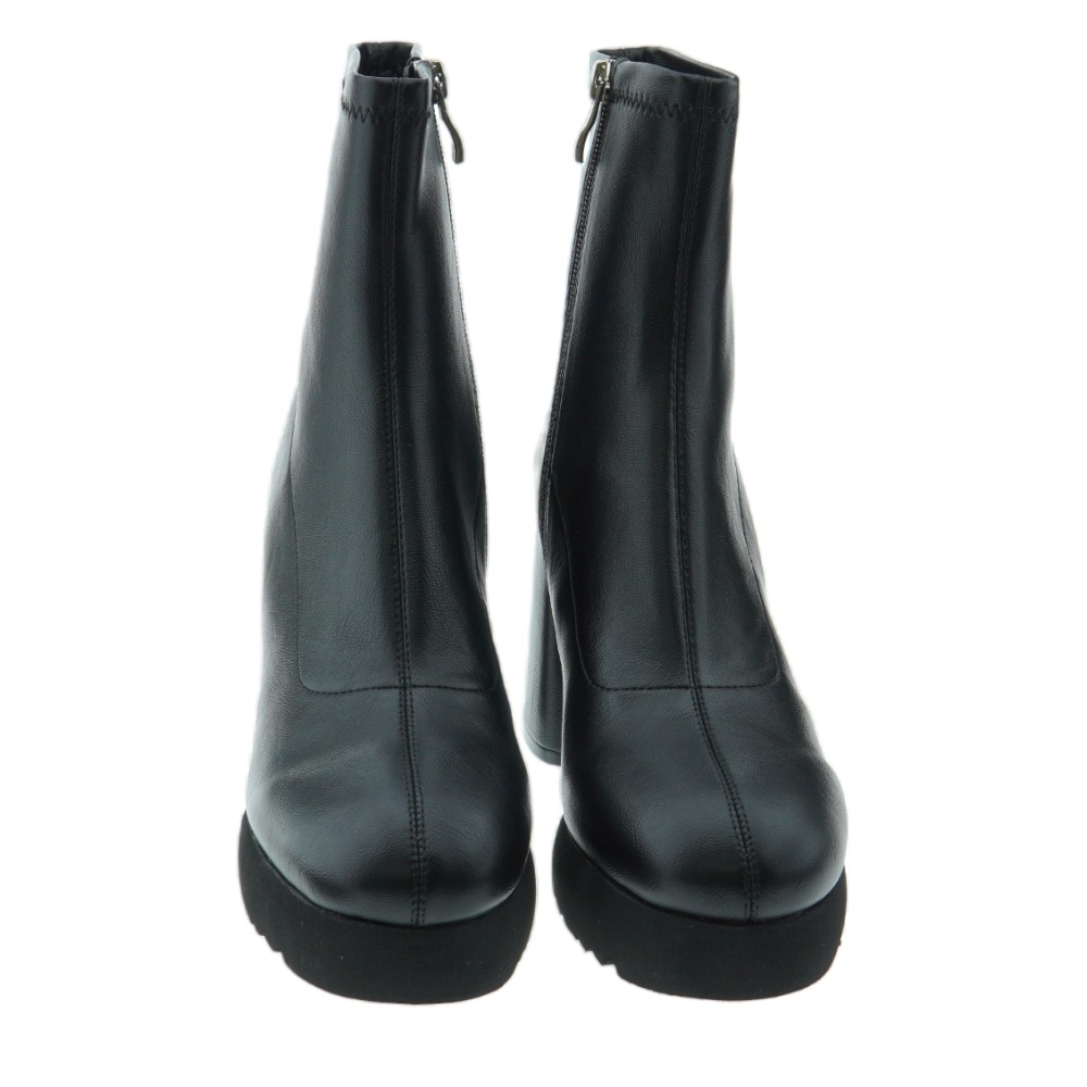 Botin tacon y plataforma en piel hebilla Jeannot PJ571 foto 2