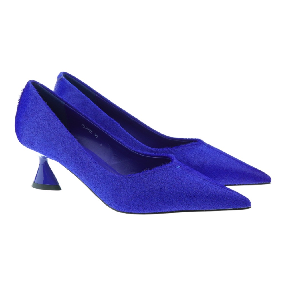 Zapato stiletto pelo tacon bajo leopardo Jeannot PJ592