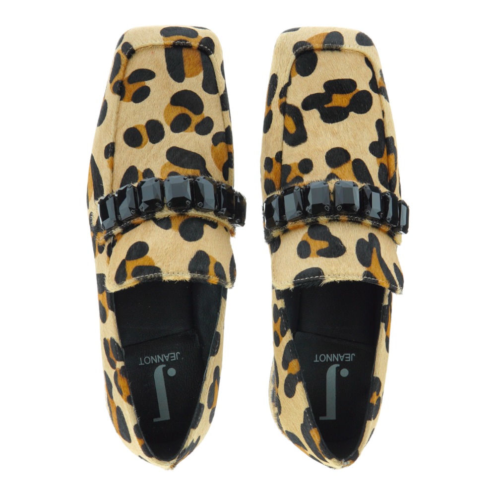 Mocasines estampado leopardo cristales Jeannot PJ602 foto 2