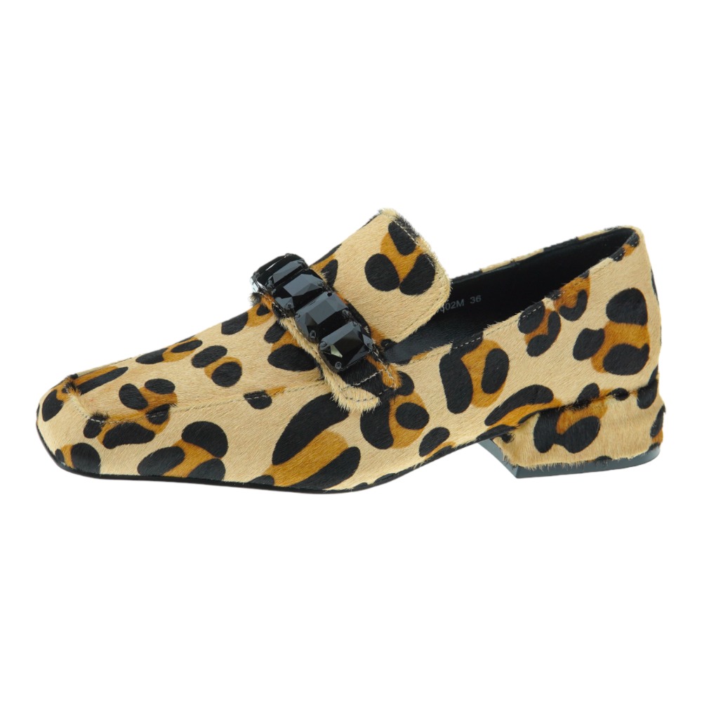 Mocasines estampado leopardo cristales Jeannot PJ602 foto 3
