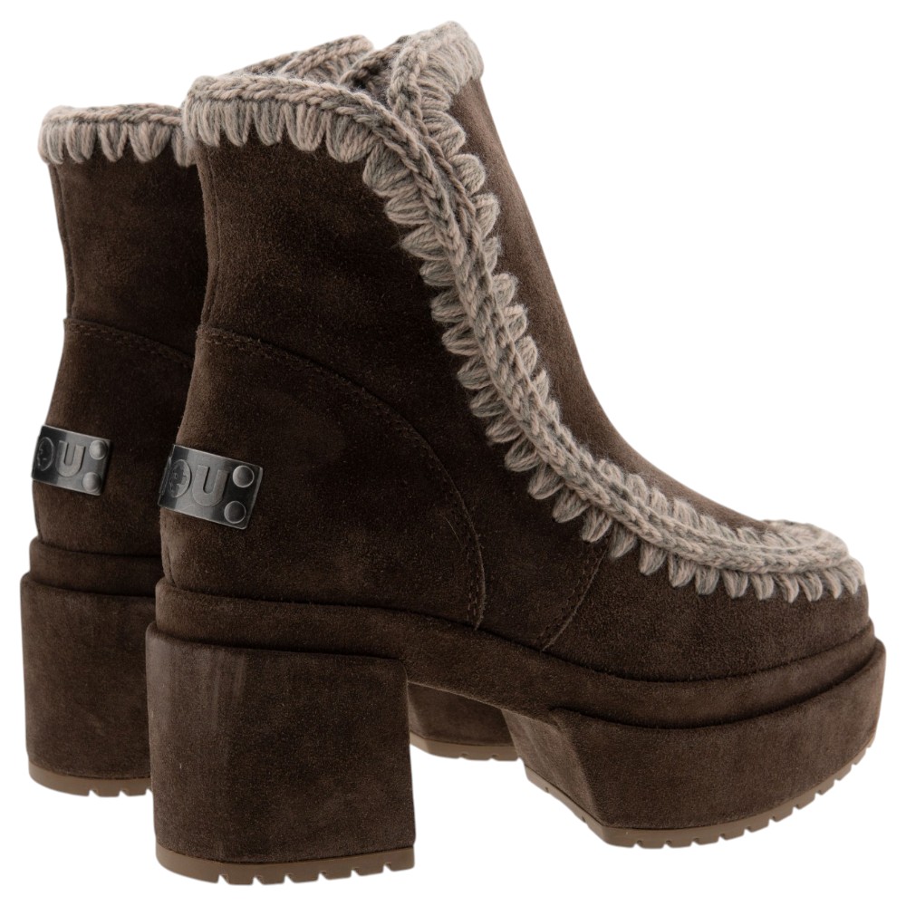 Botas Mou tacón y plataforma piel oveja | Gallery Carrilé foto 4