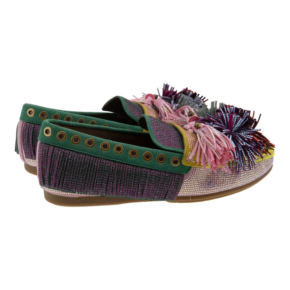 Kurt Geiger mocasines mujer multicolor strass | Loafers joya foto 4