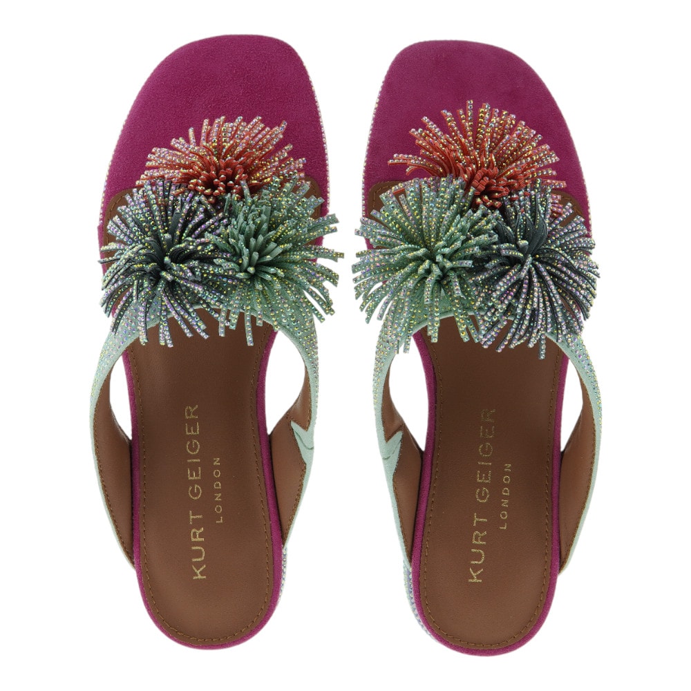 Sandalias Planas Dedo Kurt Geiger - Colores Vibrantes y Elegancia foto 2