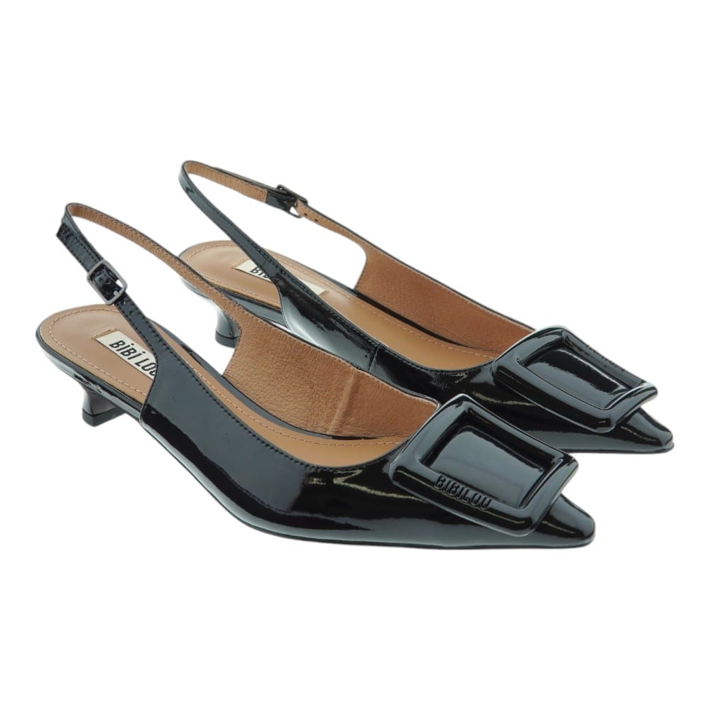 Zapatos Tacón Destalonado Bibilou Charol Poznan 613Z20VK
