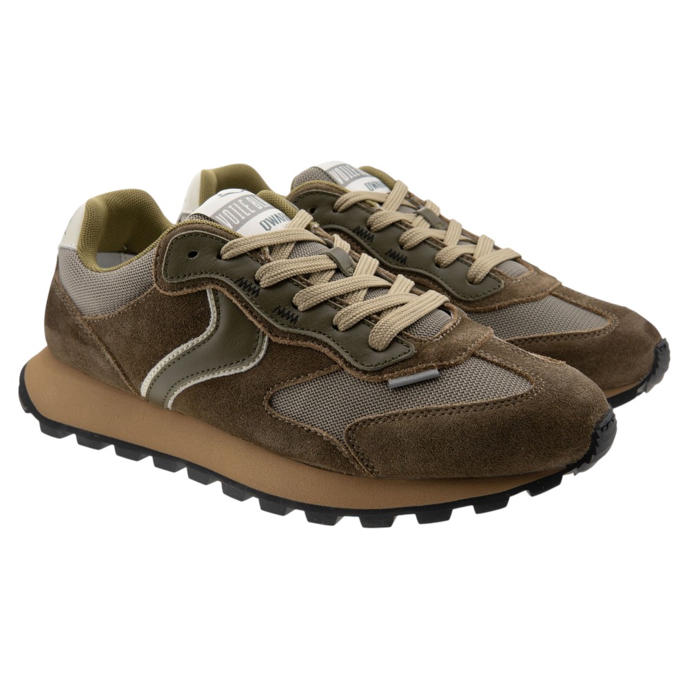 Sneakers caballero ante verde Voile Blanche Qwark Flash