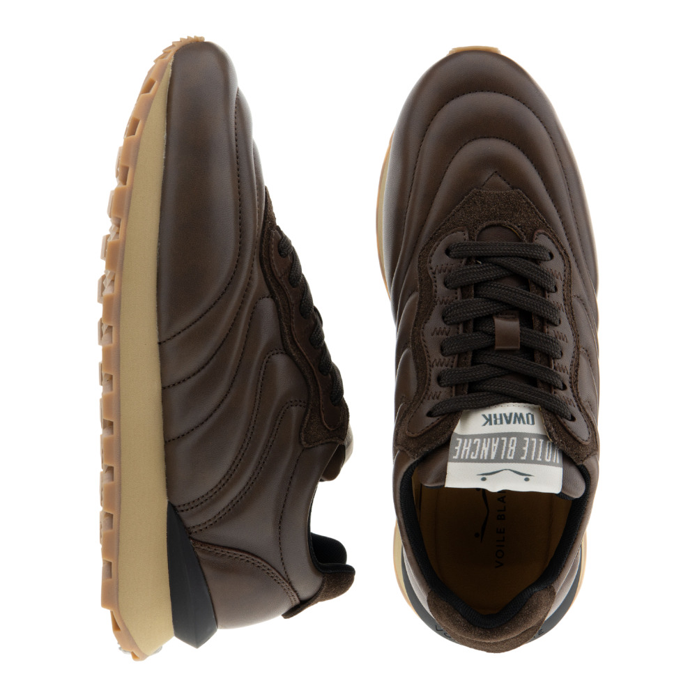Zapatillas hombre casual Voile Blanche en piel marrón – Confort y estilo diario foto 2