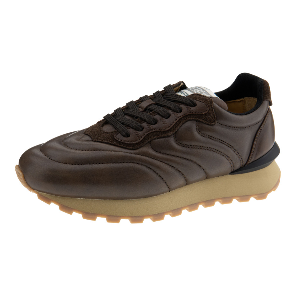 Zapatillas hombre casual Voile Blanche en piel marrón – Confort y estilo diario foto 3