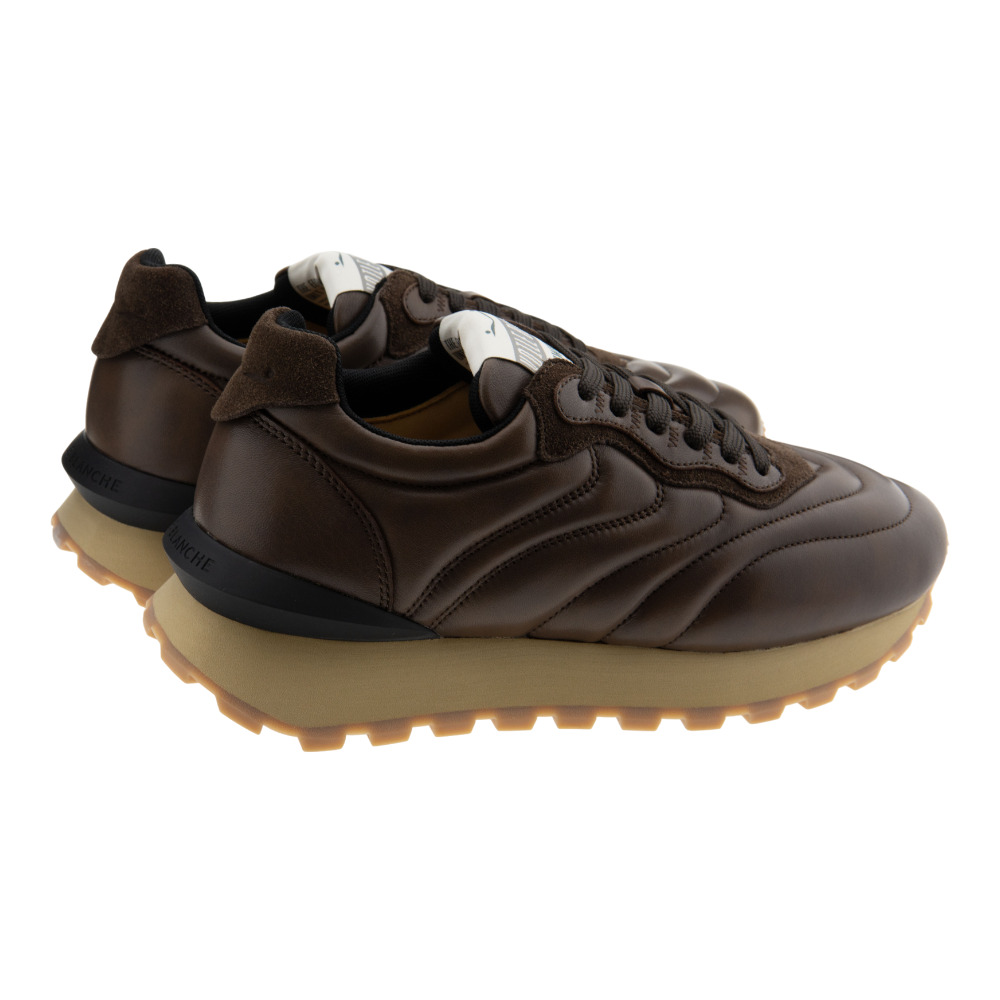 Zapatillas hombre casual Voile Blanche en piel marrón – Confort y estilo diario foto 4
