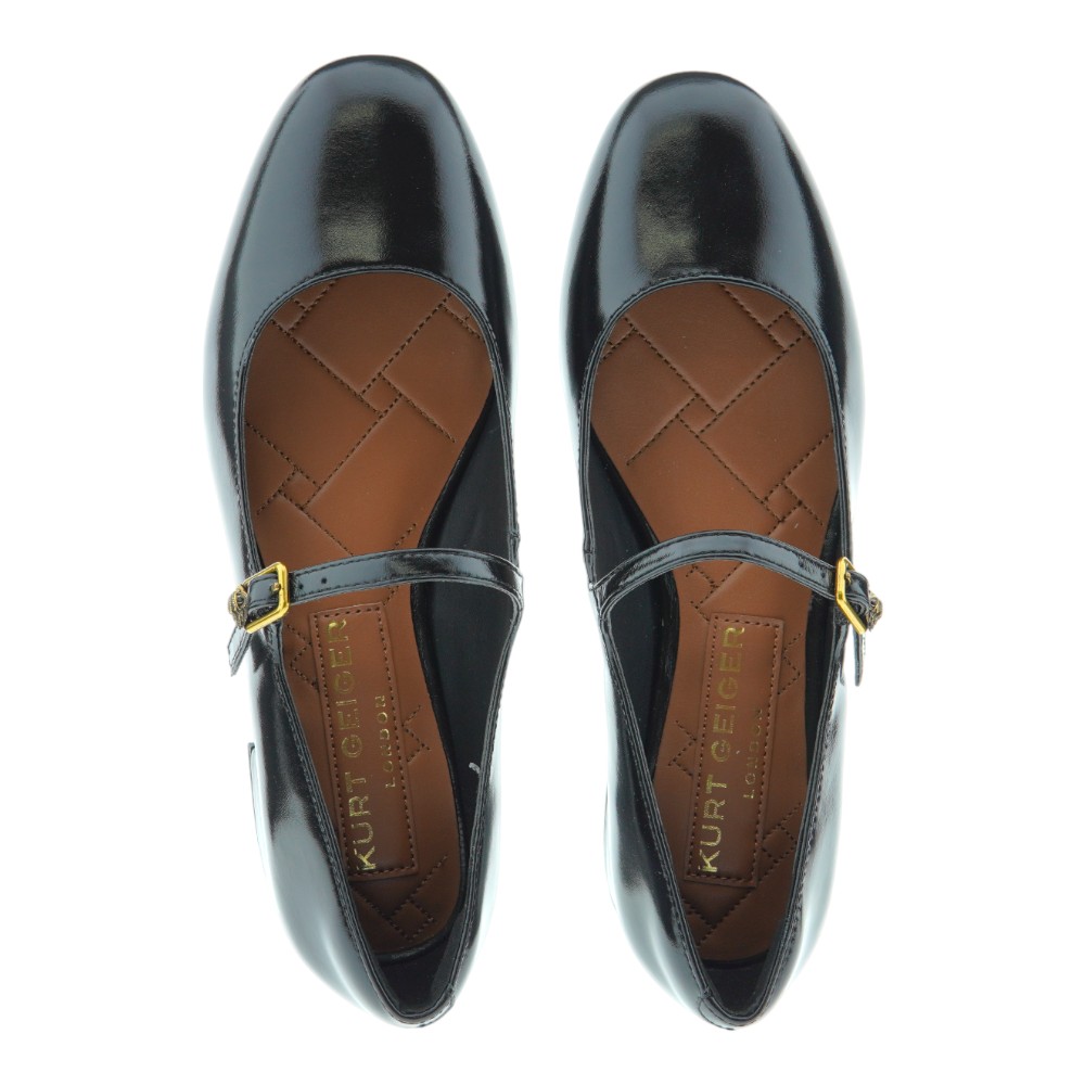Zapatos Mary Jane Negros de Charol Kurt Geiger | Elegancia Clásica | GalleryCarrile foto 2