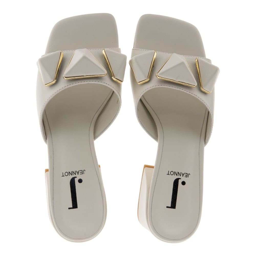 Sandalias Mules Jeannot Blanco | Clásicas y Chic para el Verano | Gallery Carrile foto 2