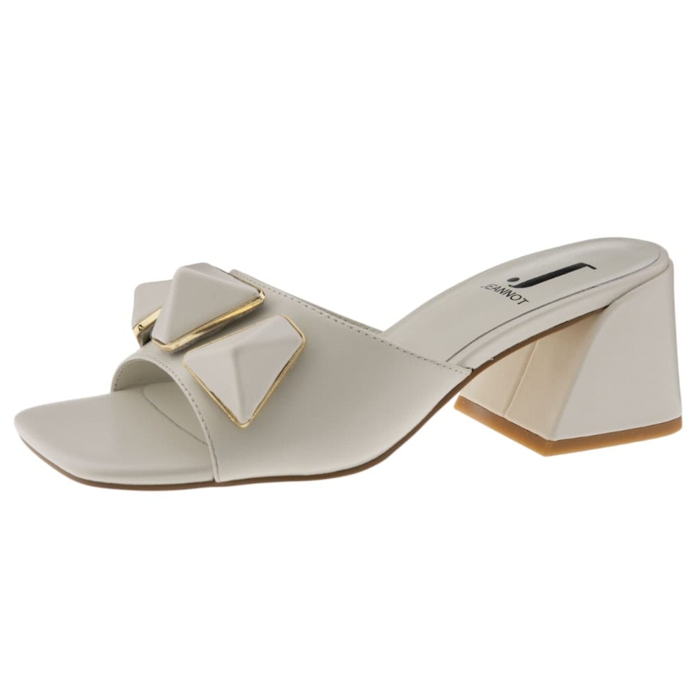 Sandalias Mules Jeannot Blanco | Clásicas y Chic para el Verano | Gallery Carrile foto 3