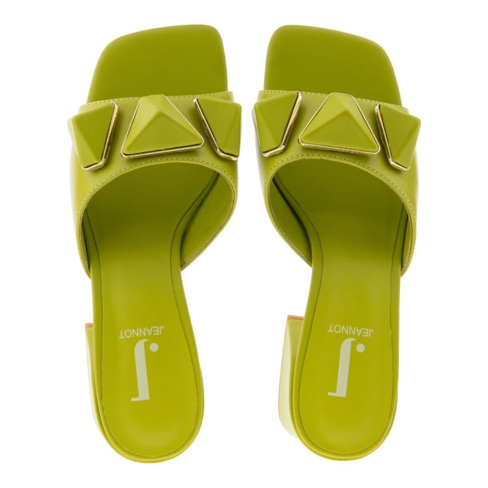 Sandalias Mules Jeannot en Vibrante Verde - Frescura y Tendencia | Gallery Carrile foto 2