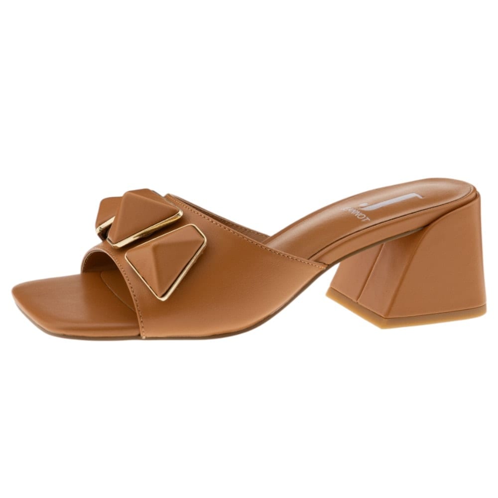 Sandalias Mules Jeannot en Tono Tostado - Elegancia Informal | Gallery Carrile foto 3