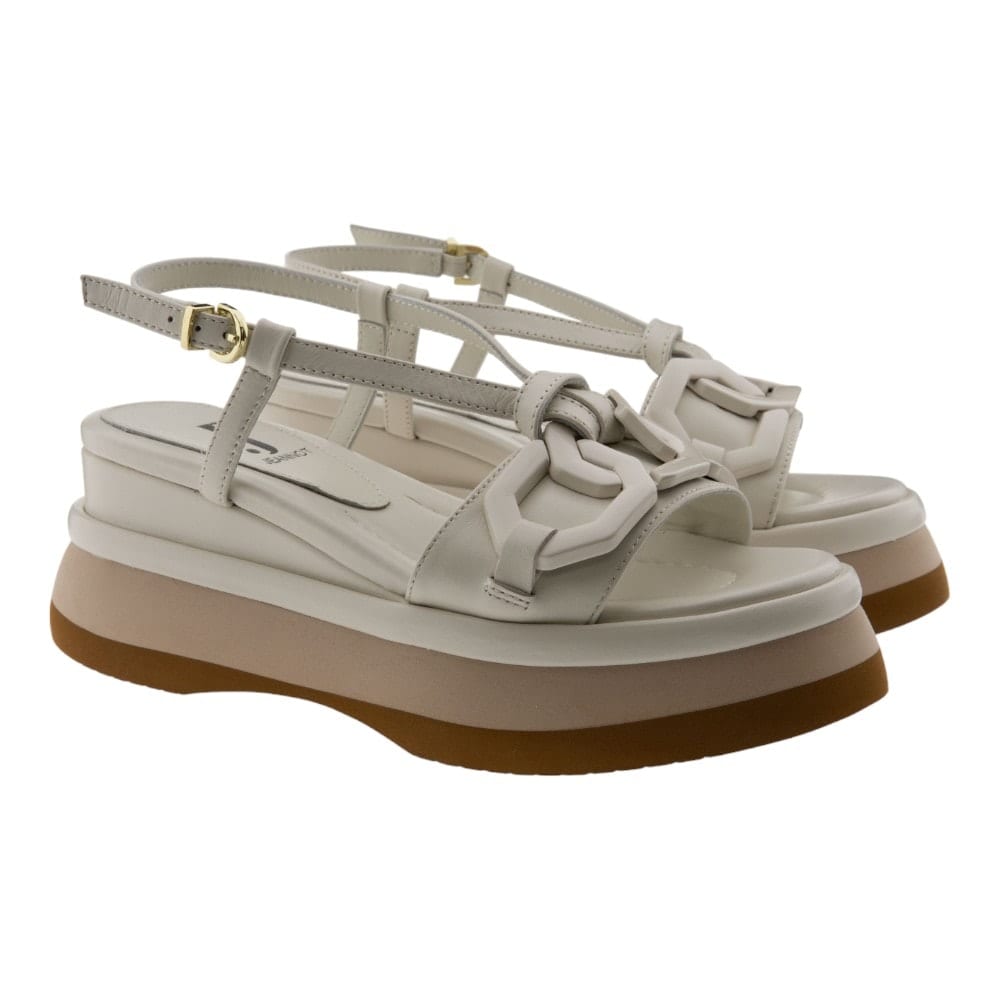 Sandalias Jeannot Blanco Cadena RJ601