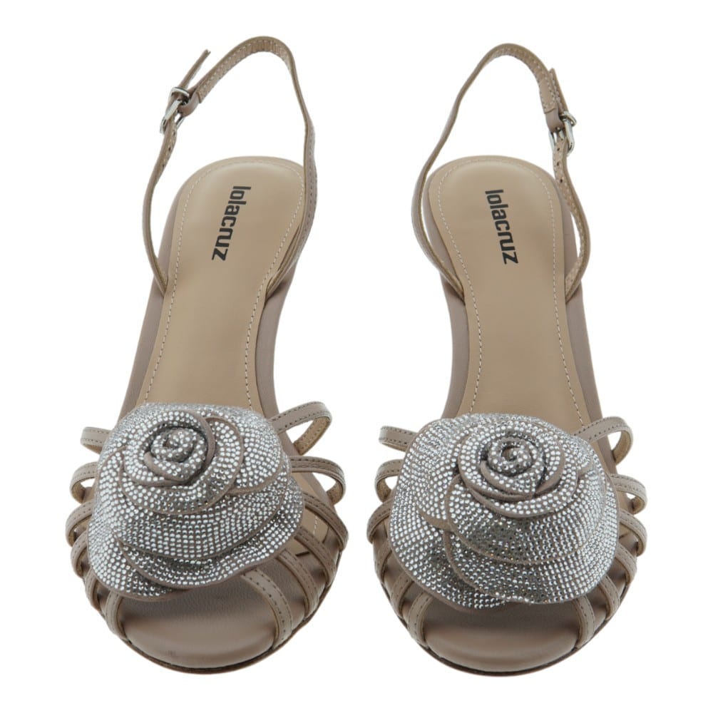 Elegantes Sandalias Lola Cruz con Rosa Brillante | Galería Carrile foto 2