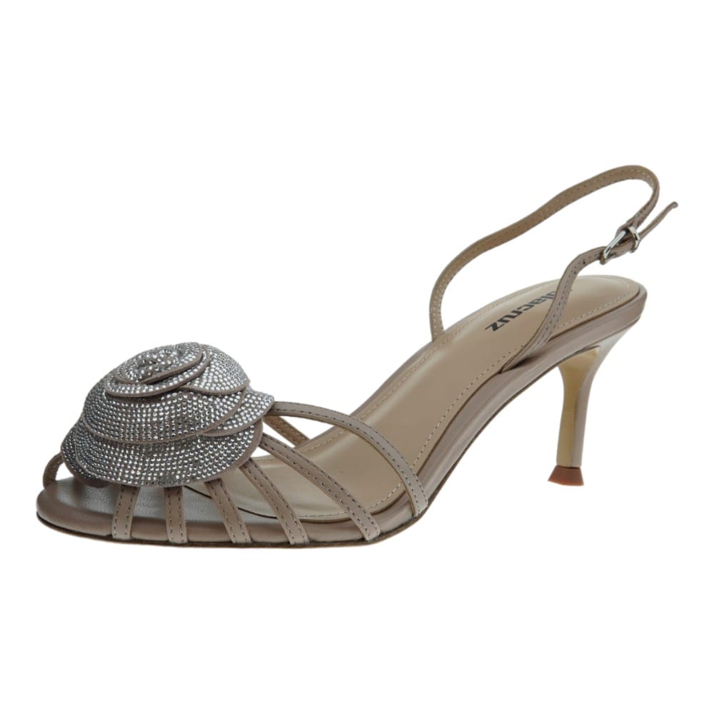Elegantes Sandalias Lola Cruz con Rosa Brillante | Galería Carrile foto 3