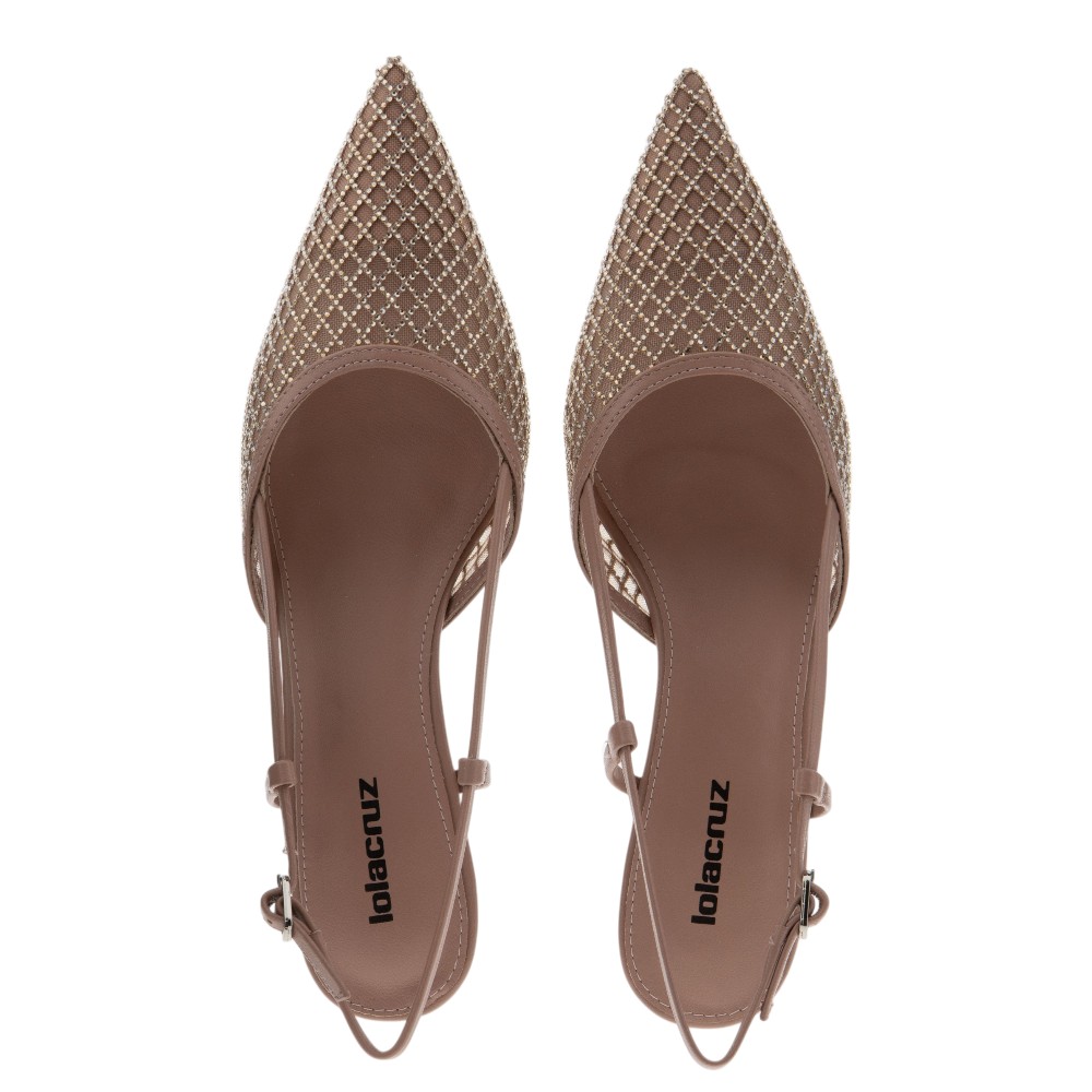 Zapato nude destalonado tacón kitten Lola Cruz | Gallery Carrilé foto 2