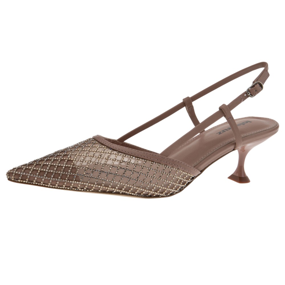 Zapato nude destalonado tacón kitten Lola Cruz | Gallery Carrilé foto 3