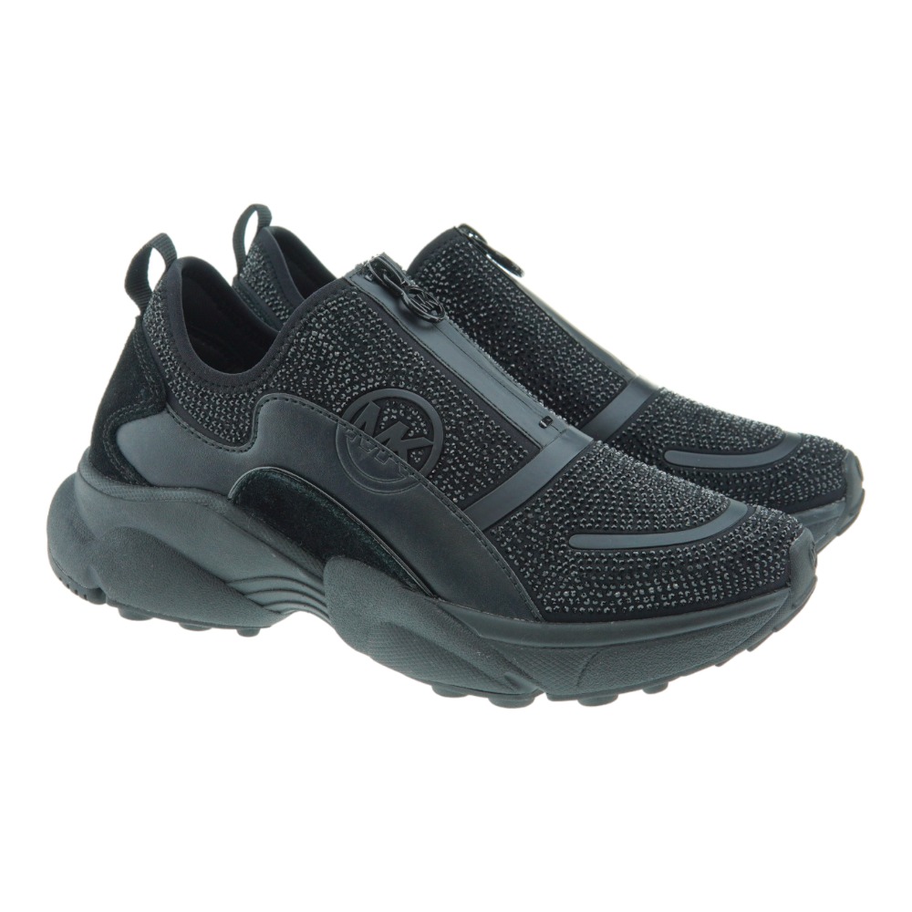 Deportivas mujer cremallera central logo michael Kors Sami Zip Trainer