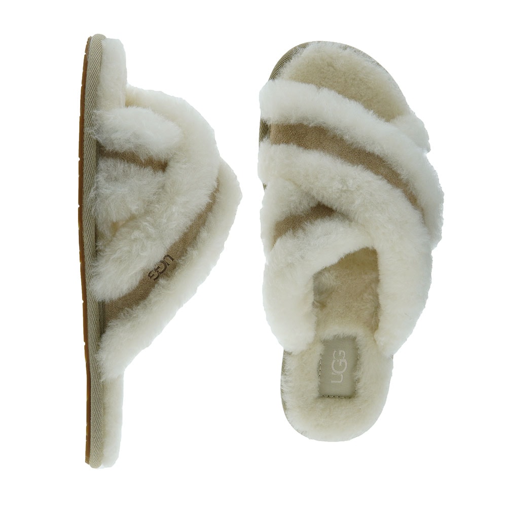 Zapatilla casa pala piel oveja y ante Ugg Scuffita foto 2