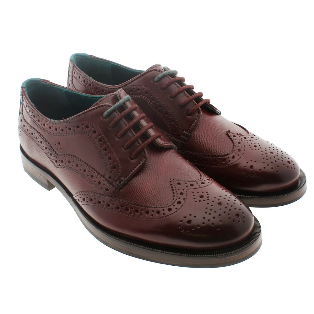 Zapato Oxford caballero Ted Baker Senape Burdeos