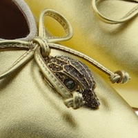 Bailarinas Kurt Geiger doradas con broche exclusivo | Gallery Carrile foto 6