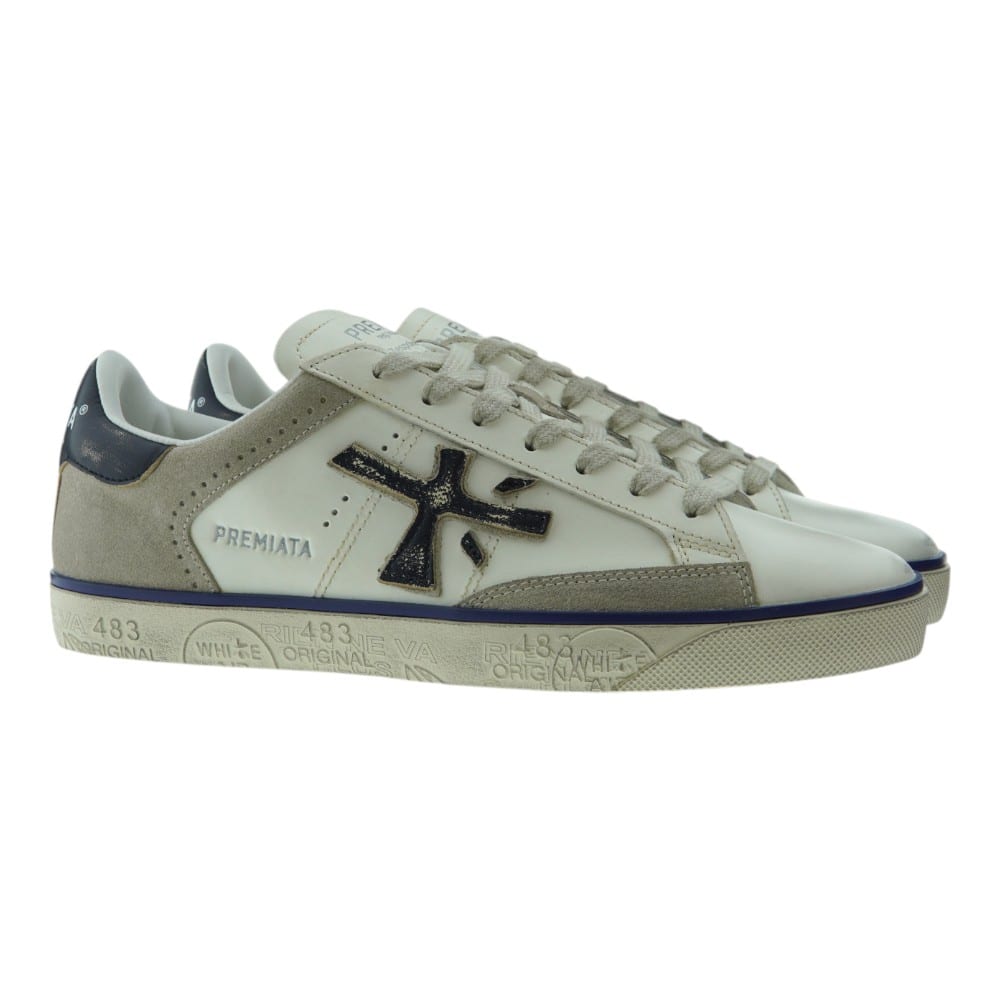 Zapatilla Blancas Hombre Premiata Steven 7285