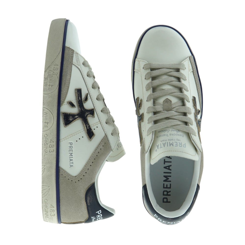 Compra online Zapatilla blancas hombre Premiata – Estilo y confort en cada paso foto 2