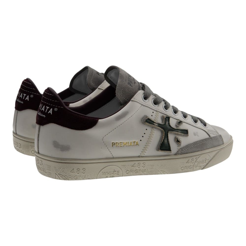 Zapatillas blancas vestir hombre Premiata foto 4