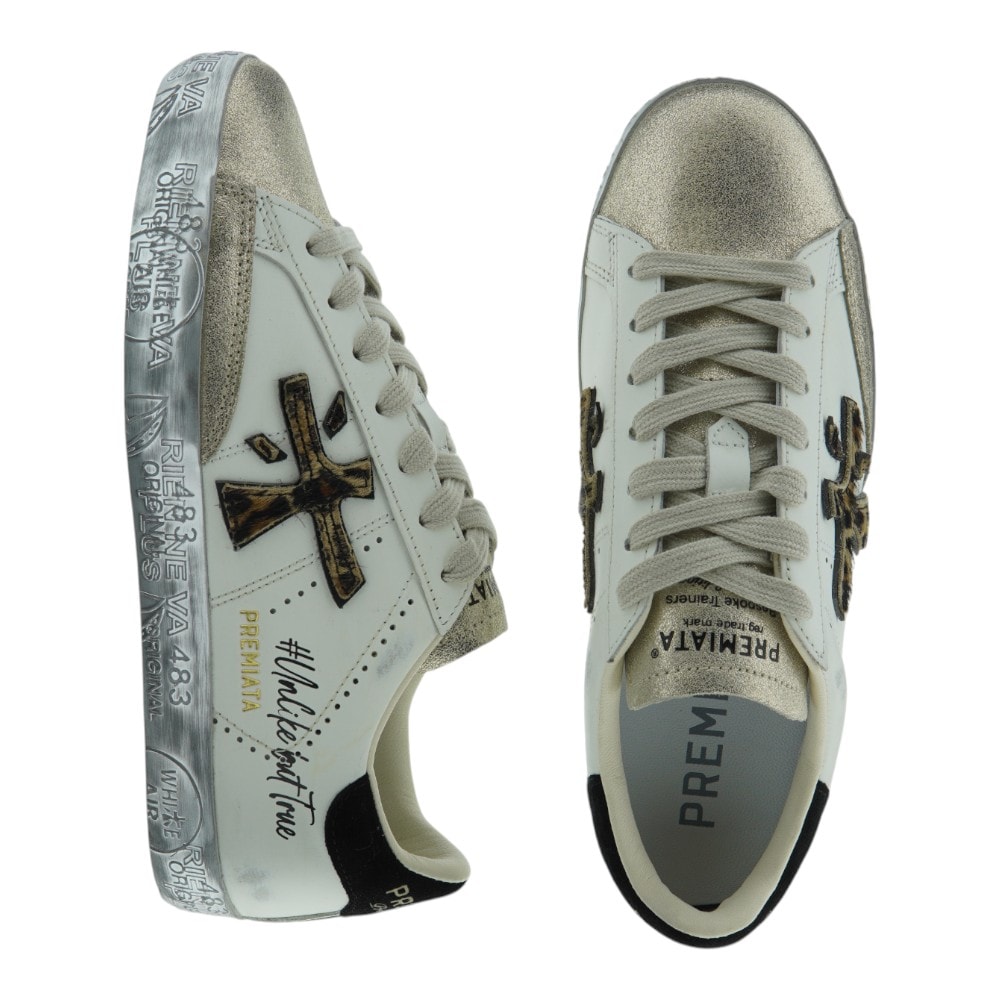 Sneakers mujer blanca vestir Premiata - Elegancia con personalidad foto 2