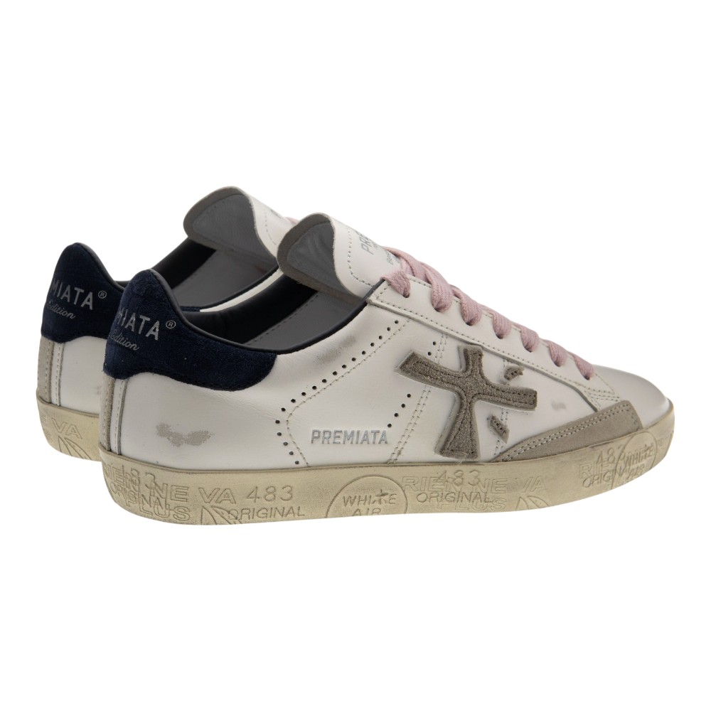 Sneakers blancas mujer casual Premiata foto 4
