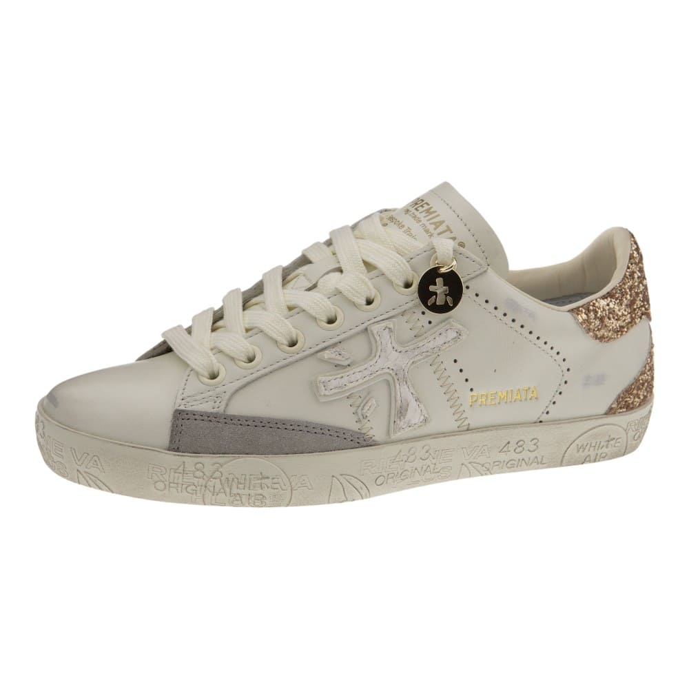 Zapatillas mujer vestir blancas Premiata | Elegancia premium foto 3