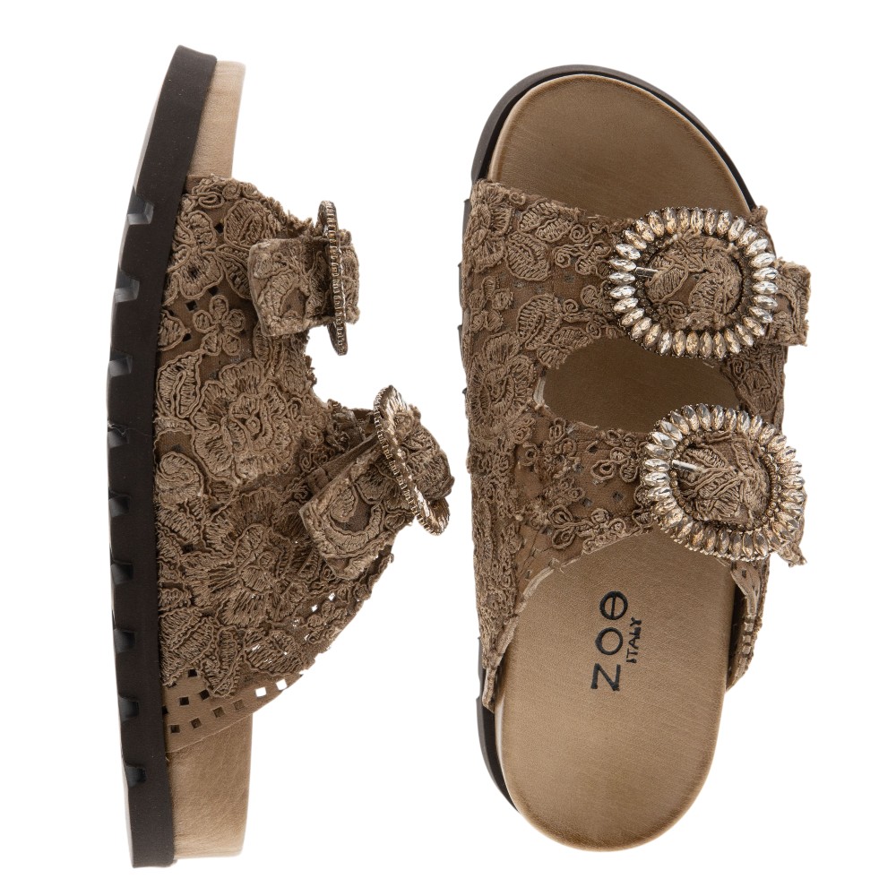 Sandalias anatómicas mujer hebillas bordadas Zoe | Comodidad y estilo foto 2