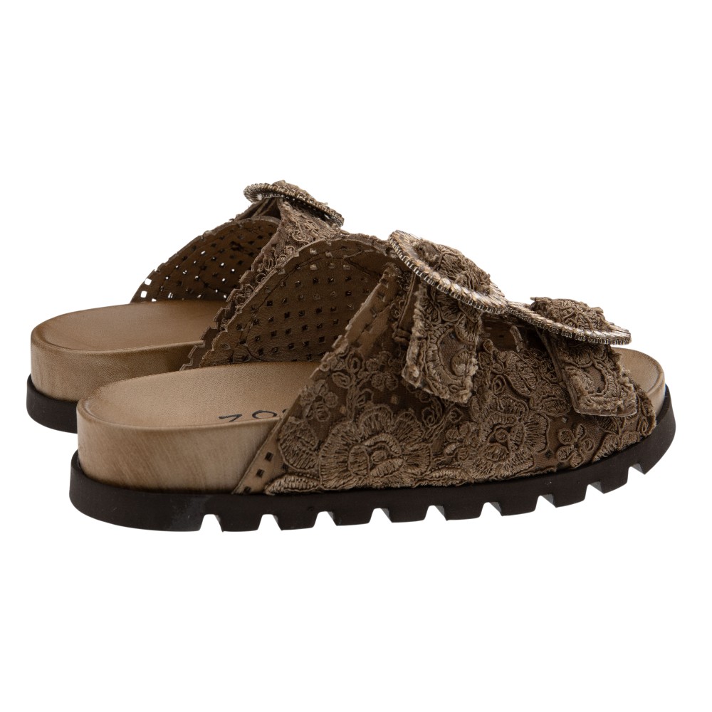 Sandalias anatómicas mujer hebillas bordadas Zoe | Comodidad y estilo foto 4